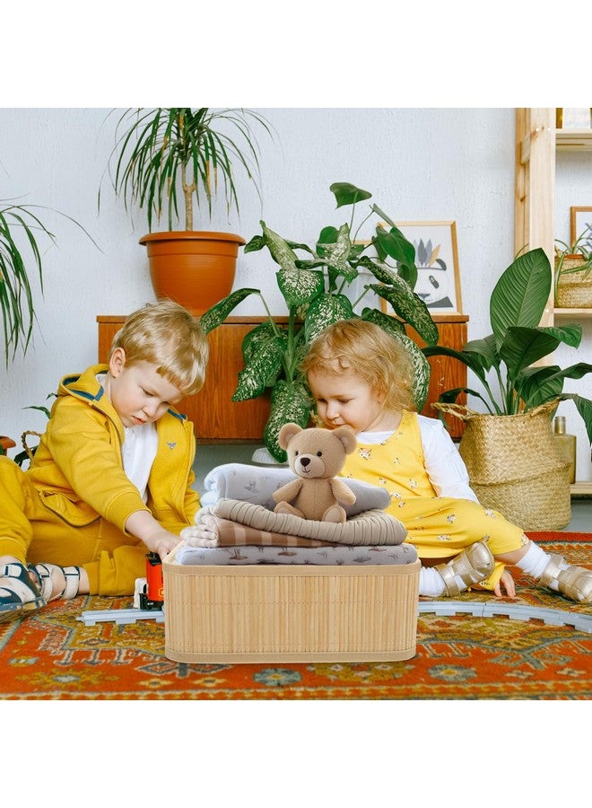 Cabilock 3Pcs Woven Storage Baskets for Organizing Sundries, Decorative Baskets for Shelves, Multi-Purpose Organizer for Kitchen, Bathroom, and Living Room - Image 3