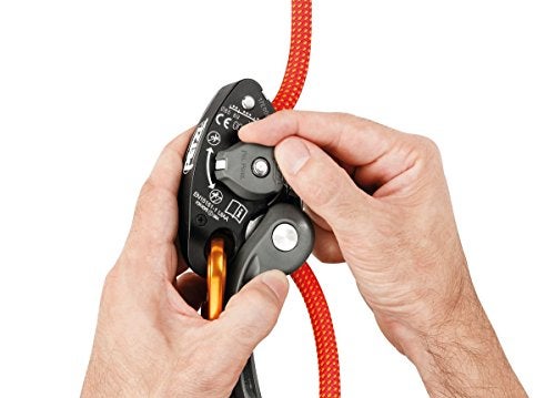 PETZL GRIGRI+ Belay Device with Cam-Assisted Blocking and Anti-Panic Handle, Suitable for Learners and Intensive Use - Violet - Image 4