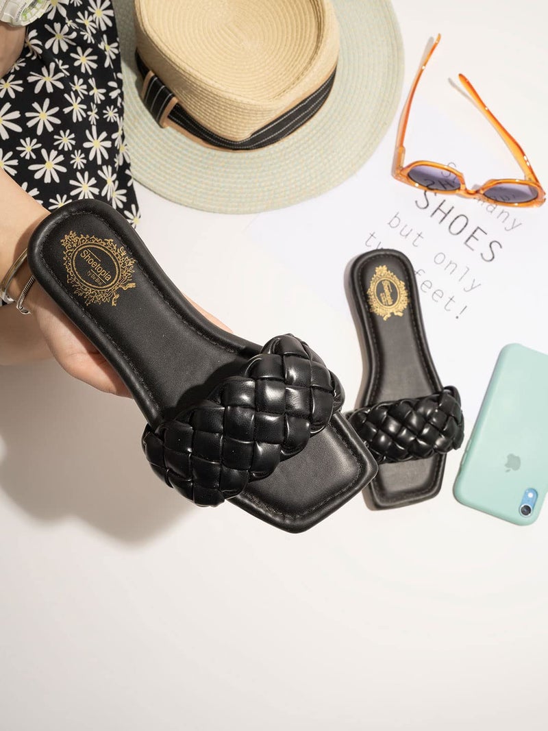 Shoetopia صندل مسطح نسائي من شوتوبيا - Image 4