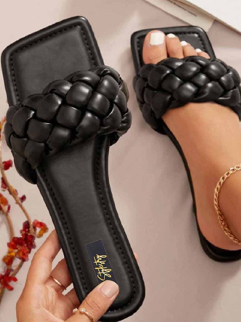 Shoetopia صندل مسطح نسائي من شوتوبيا - Image 5