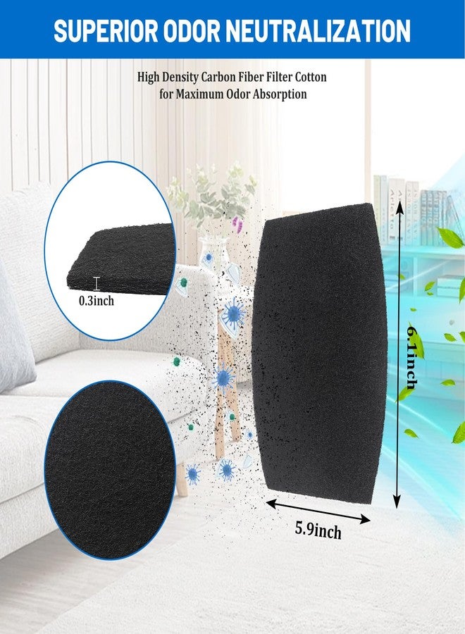 DFD 10 Pack Cat Litter Box Replacement Carbon Filters Compatible with Petmate Booda Clean Step Cat Litter Box, Eliminate Odor and Controls Moisture on Pet's Body Keep Home Fresh - Image 2