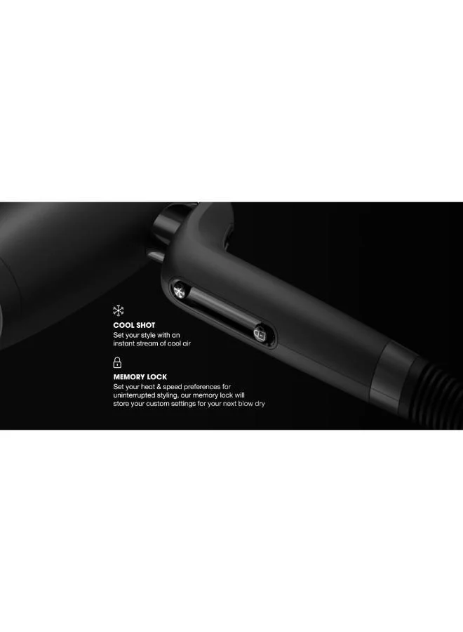 ghd  Zeus metallic speed ionic hair dryer black - Professional hair Styling Tool  | Best Price UAE