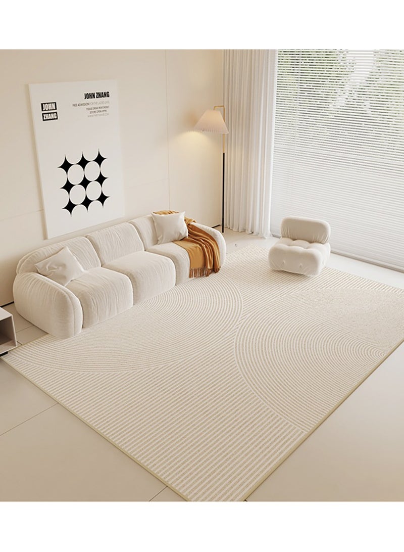 Boho Area Rugs 160x230cm Water-Proof Modern Large Rug Non-slip Carpet Multisize Geometric Pad Oriental Mat for Dining Room Home Bedroom Living Room Decor (B-160x230cm) - Image 1