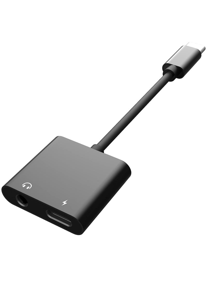 USB C to 3.5mm Headphone Adapter,60W Fast Charge,Type C Audio Jack Earphone Aux Converter,Work for iPad Pro/Air 4 - Image 1