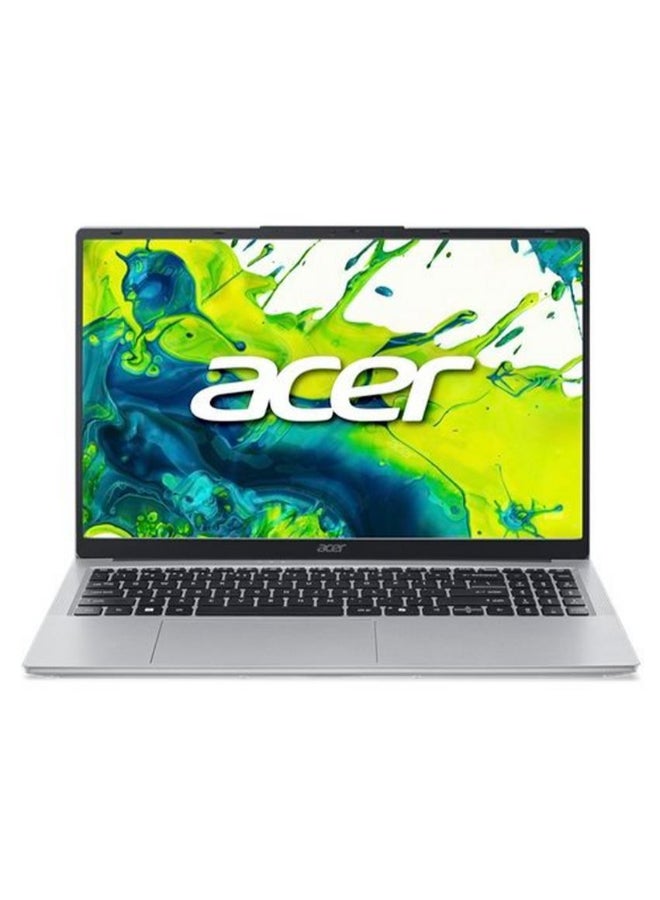 Acer Aspire Lite AL15 (Upgraded Version) Laptop With 15.6 Inch Full HD (1920x1080) Display, Intel Core 3-N350 Processor/8GB RAM DDR5/256GB  SSD/ Intel Graphics/Windows 11 Pro / English/Arabic Light Silver - Image 1