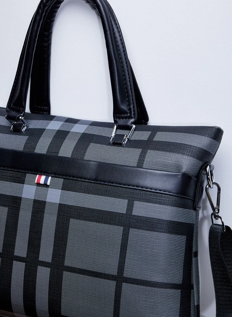 Robert Wood Printed Premium Laptop Bag
