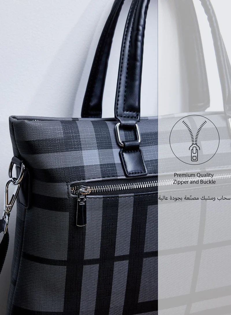 Robert Wood Printed Premium Laptop Bag