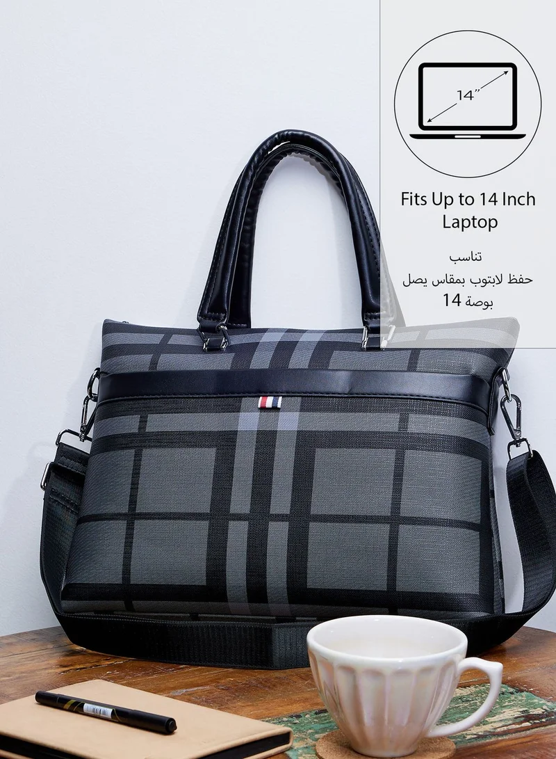 Robert Wood Printed Premium Laptop Bag