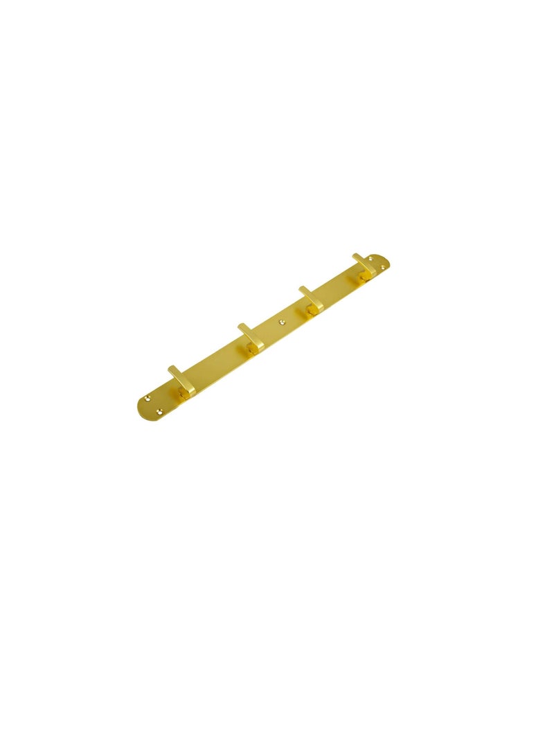 Aluminum Clothes Wall Hanger Gold - Image 2