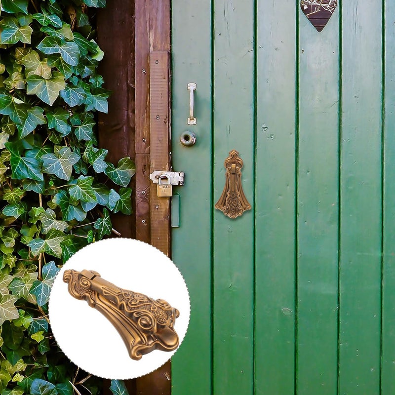 NUOBESTY Vintage Zinc Alloy Door Knocker Decorative Front Door Hardware for Home Entryway Manor Gate - Image 3