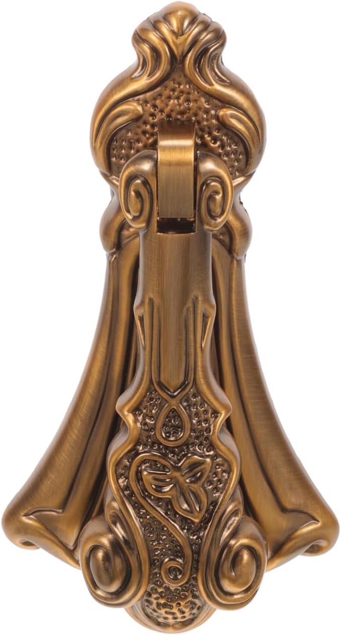 NUOBESTY Vintage Zinc Alloy Door Knocker Decorative Front Door Hardware for Home Entryway Manor Gate - Image 1
