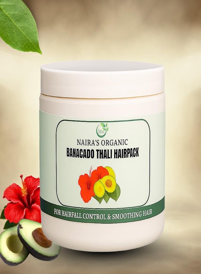 Inaara Banacado Thali Hair Pack for Hair Fall Control & Hair Growth | Avocado, Hibiscus, Flaxseed & Rice Hair Mask (300 grams) - Image 1