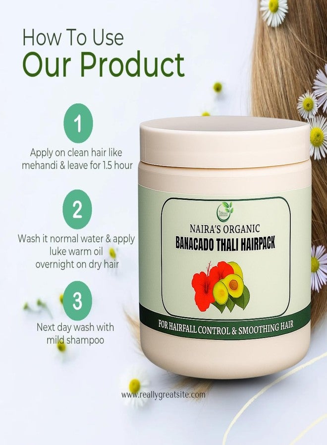 Inaara Banacado Thali Hair Pack for Hair Fall Control & Hair Growth | Avocado, Hibiscus, Flaxseed & Rice Hair Mask (300 grams) - Image 5