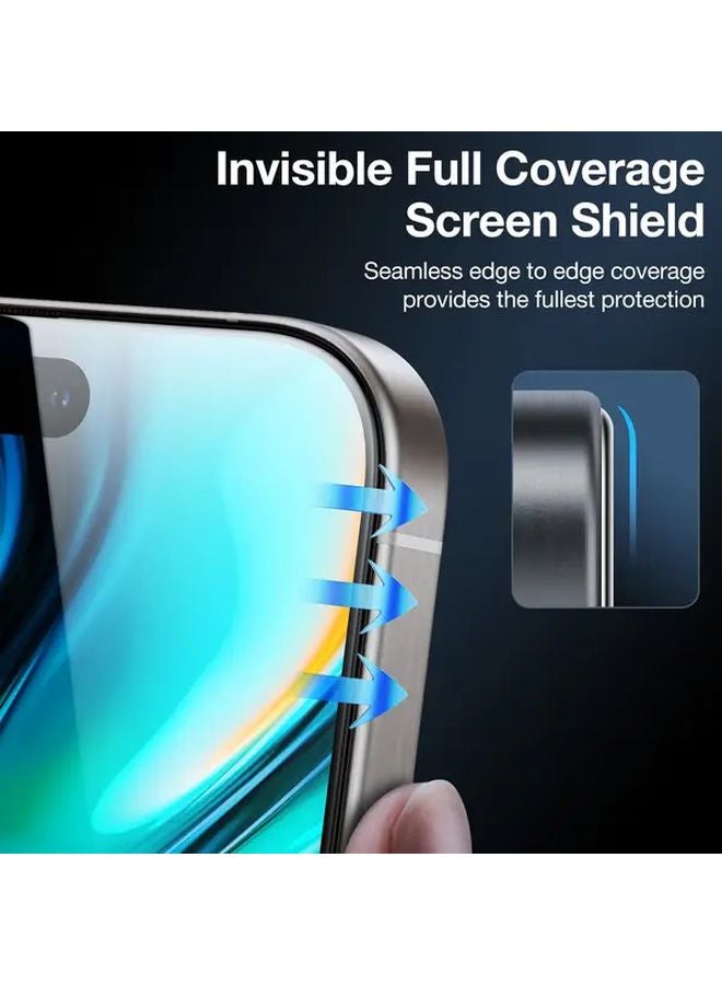 2Pcs Privacy Anti Peeping Tempered Glass Screen Protector For iPhone 14 Pro Max - Image 5