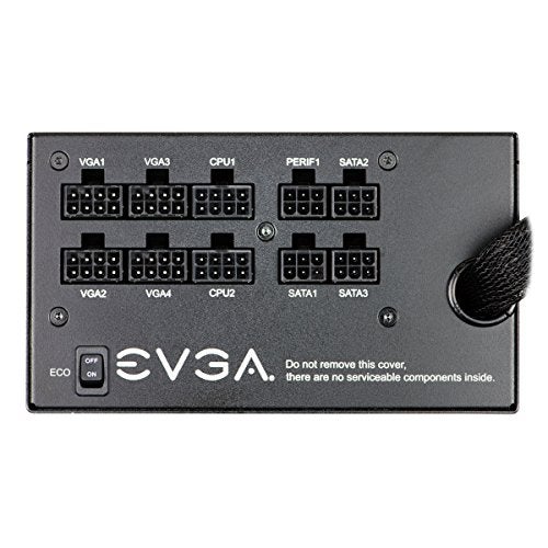EVGA 210-GQ-0750-V1 750 GQ، 80+ ذهبية 750 واط، شبه مودولار، وضع EVGA ECO، ضمان 5 سنوات، مزود طاقة، أسود - Image 5