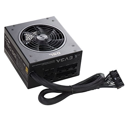EVGA 210-GQ-0750-V1 750 GQ، 80+ ذهبية 750 واط، شبه مودولار، وضع EVGA ECO، ضمان 5 سنوات، مزود طاقة، أسود - Image 4