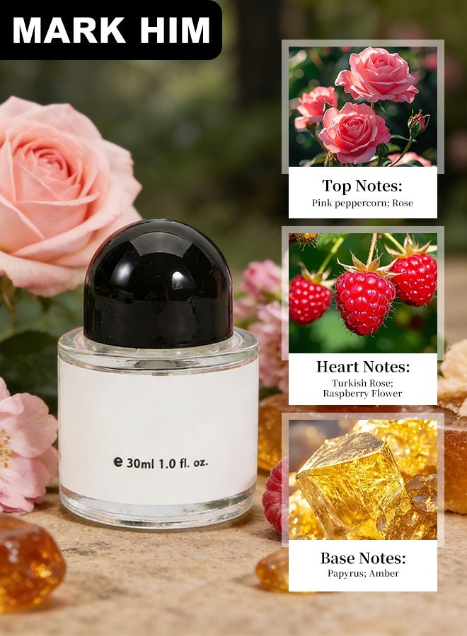 MARK HIM Luxury Perfume Gift Set, 3-in-1 Eau de Parfum Collection for Men & Women, Long-Lasting Premium Fragrances with Amber, Cedar& Santal, Elegant 3x30ml Bottles in Gift Box - Image 3