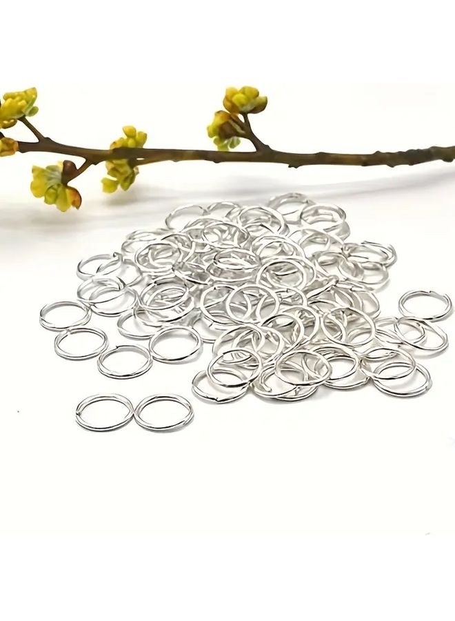 200pcs 10mm Steel Jump Rings Hypoallergenic Jewelry Connectors for DIY - Image 3