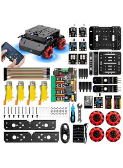Makeblock mBot Mega Robot Kit with Mecanum Wheels, Programmable Robotics Kit Compatible with Arduino IDE and Raspberry Pi for Teens & Adults, Robotics Gift for Learning Coding, Robotics, Electronics  - Image 1