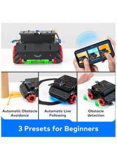 Makeblock mBot Mega Robot Kit with Mecanum Wheels, Programmable Robotics Kit Compatible with Arduino IDE and Raspberry Pi for Teens & Adults, Robotics Gift for Learning Coding, Robotics, Electronics  - Image 2