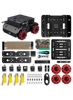 Makeblock mBot Mega Robot Kit with Mecanum Wheels, Programmable Robotics Kit Compatible with Arduino IDE and Raspberry Pi for Teens & Adults, Robotics Gift for Learning Coding, Robotics, Electronics  - Image 4