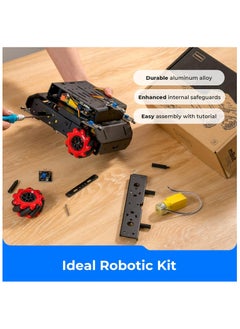 Makeblock mBot Mega Robot Kit with Mecanum Wheels, Programmable Robotics Kit Compatible with Arduino IDE and Raspberry Pi for Teens & Adults, Robotics Gift for Learning Coding, Robotics, Electronics  - Image 5