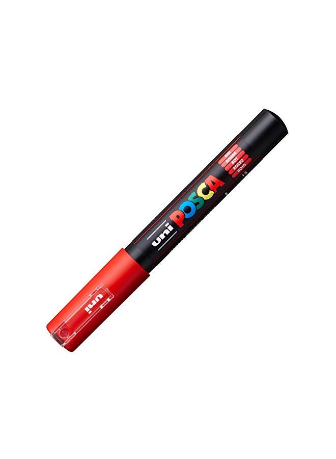 Posca Paint Marker, PC-1M Extra Fine, Red