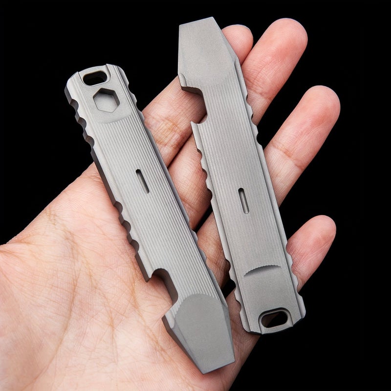 فتاحة زجاجات من سبائك التيتانيوم، مفتاح سداسي، فتاحة برطمانات، أداة EDC محمولة - Image 2