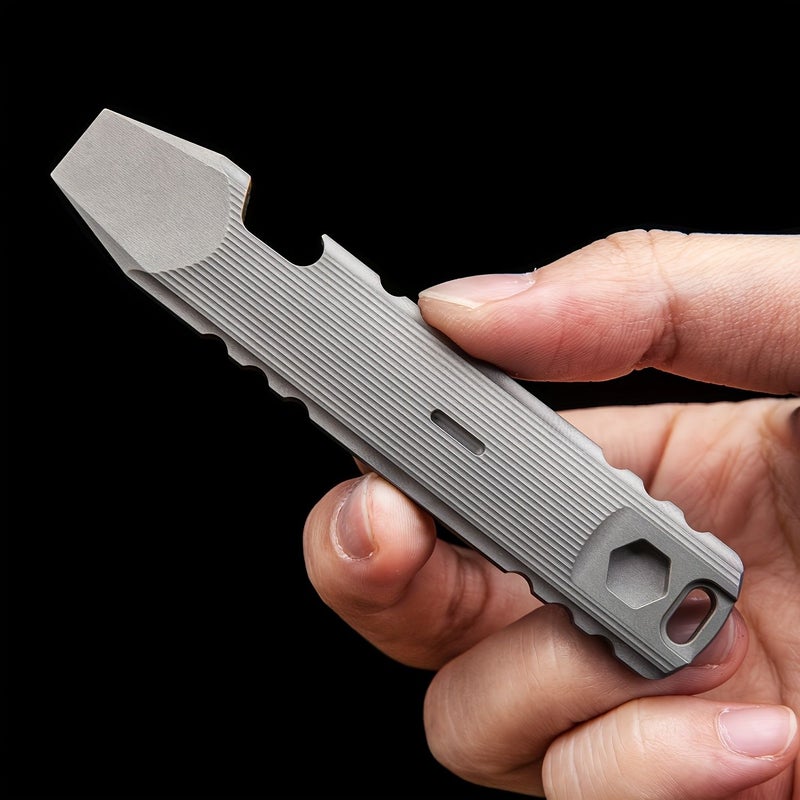 فتاحة زجاجات من سبائك التيتانيوم، مفتاح سداسي، فتاحة برطمانات، أداة EDC محمولة - Image 5