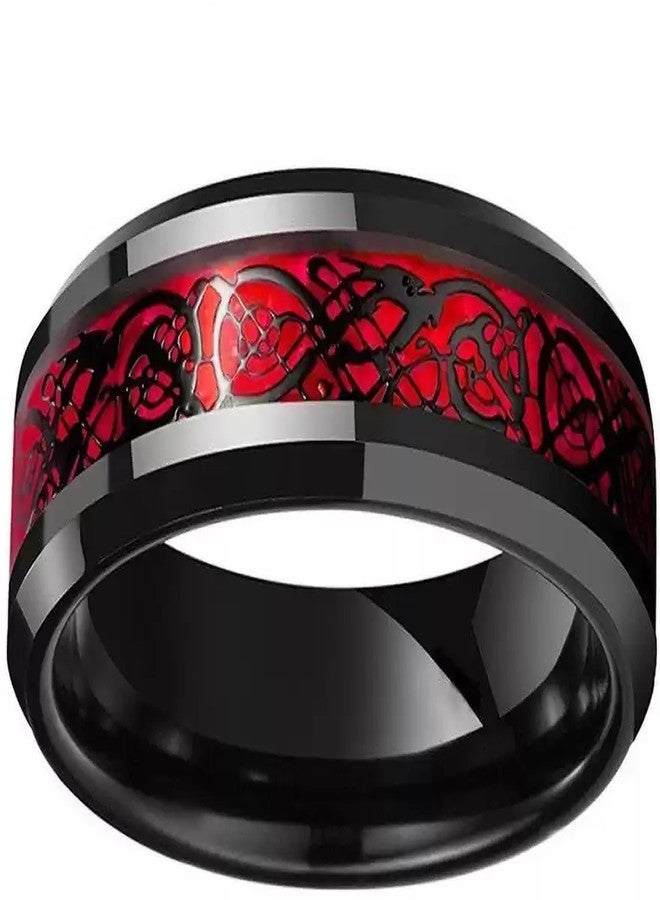 IGA COLLECTION Valentine Stylish Fashionable Latest Combo ECG & Red Dragon Ring (17) - Image 5