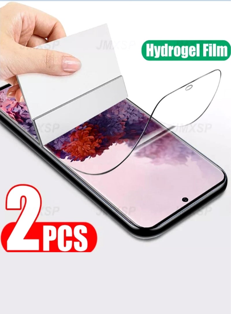 2 pieces of transparent hydrogel screen protection for sony xperia 10 ii
