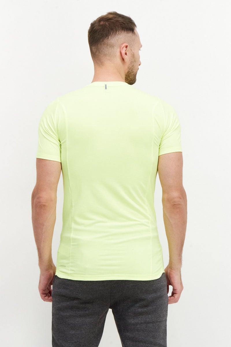 PUMA Men Sportswear Fit Training T-Shirt, Lime - Image 3