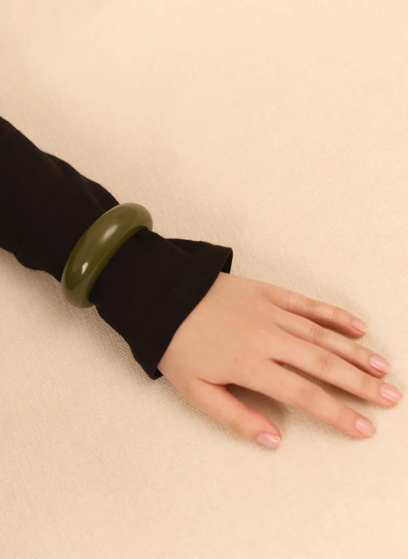 Voluminous round bracelet