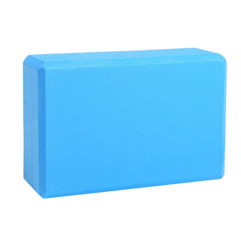 Mbkhfll Yoga Block - Supportive Latex-Free Eva Foam - Soft Non-Slip Surface With Beveled Edges For Yoga  Pilates  Meditation - Yoga Accessories For Stability  Balance  Deepen Stretches (Light Blue) - Image 1