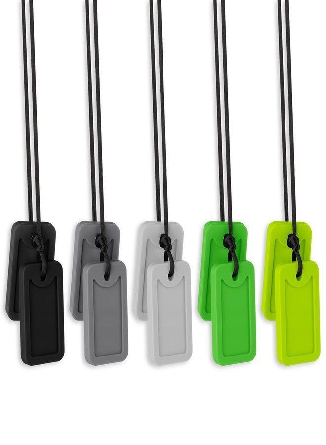 Sallurna Sensory Chew Necklace for Kids, Teens, Adults, Food Grade Silicone Sensory Chew Toys for Autism, ADHD, SPD, Reduce Fidgeting - Image 1