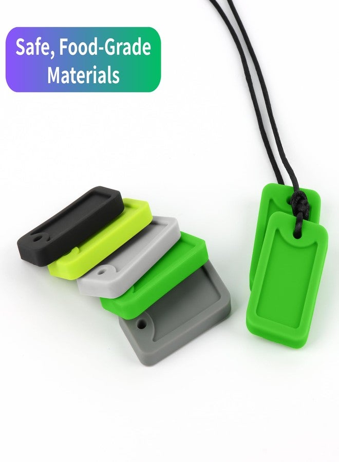 Sallurna Sensory Chew Necklace for Kids, Teens, Adults, Food Grade Silicone Sensory Chew Toys for Autism, ADHD, SPD, Reduce Fidgeting - Image 3