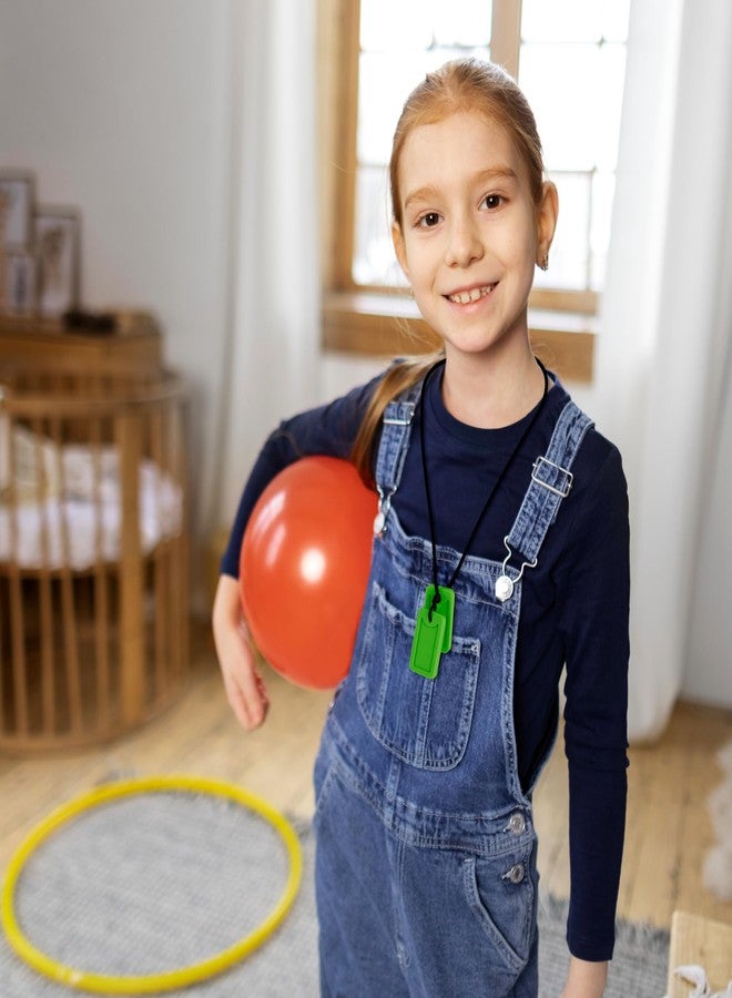 Sallurna Sensory Chew Necklace for Kids, Teens, Adults, Food Grade Silicone Sensory Chew Toys for Autism, ADHD, SPD, Reduce Fidgeting - Image 5