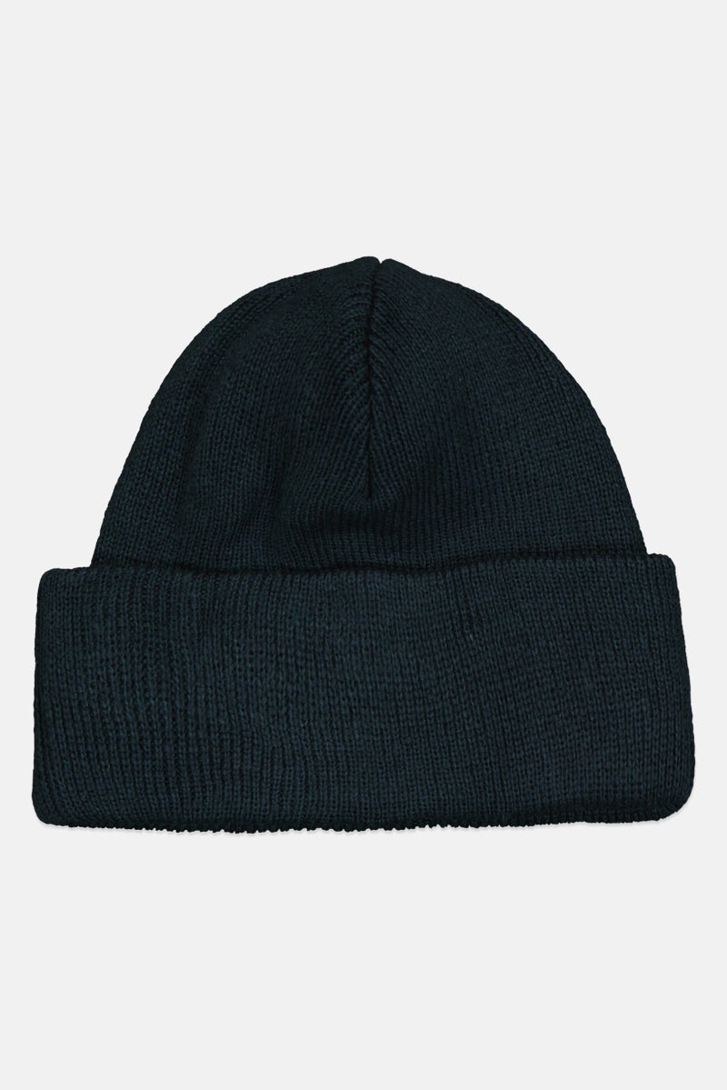 DOCKERS Men Textured Beanie, Teal Blue - Image 2