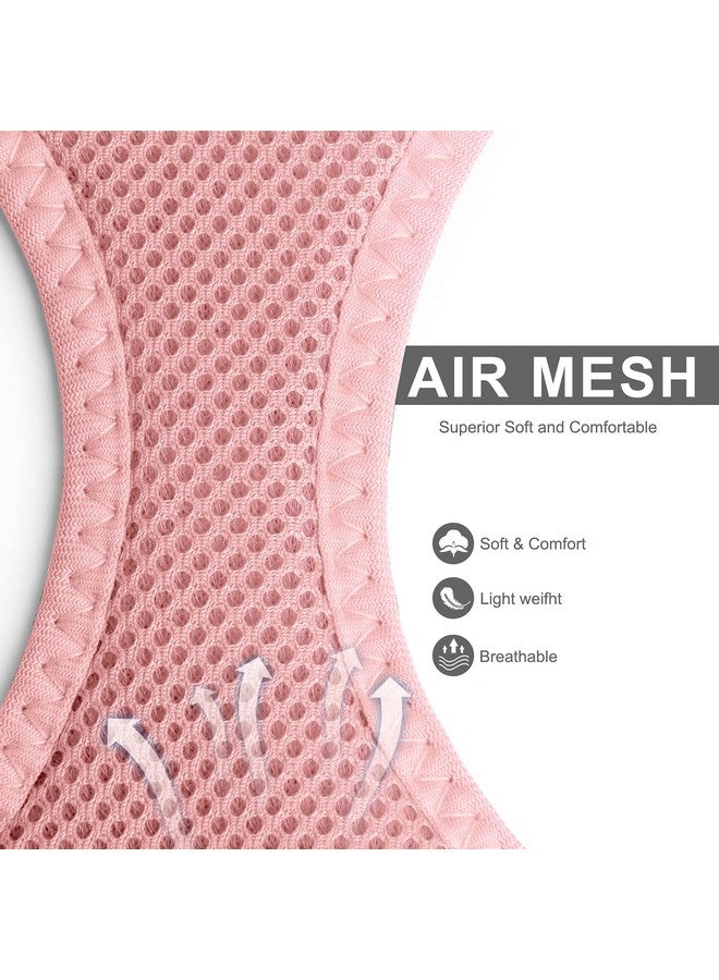 Fida Comfy Dog Harness with Leash, Cat Vest Harness Escape Proof, Breathable Lightweight Soft Mesh, Adjustable Reflective Step-in Harness for Puppy Toy Breeds & Extra-Small Pet (XXS, Pink) - Image 3