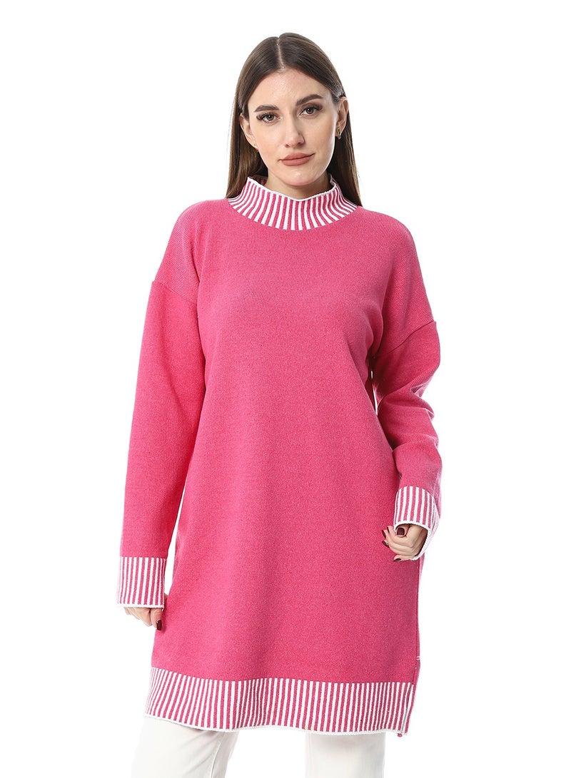 Caesar Women Wool Long Pullover With High Neck  - Image 1