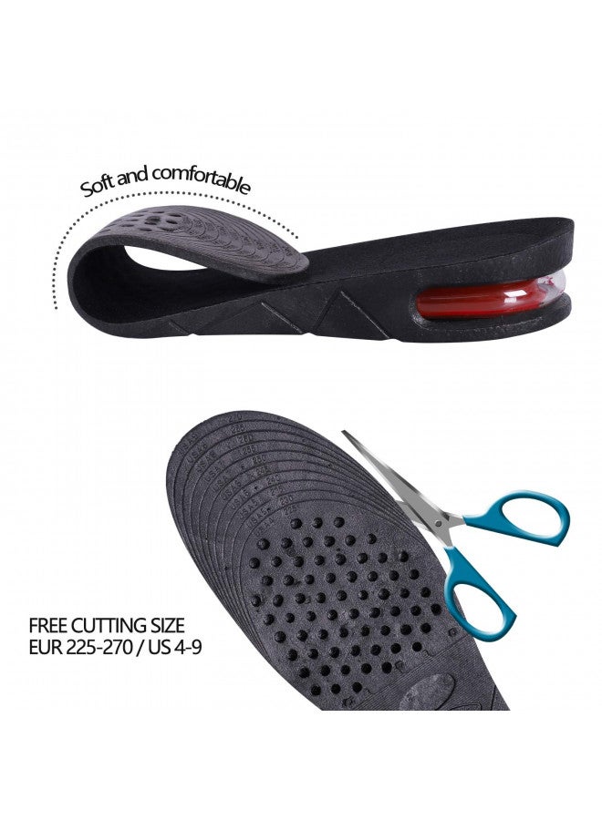 Lansian Height Increase Insoles for Men Women, 3 Layer 2.75'' Air Cushion Shoe Lift Shoe Pad Kit Air Cushion Heel Inserts (2.75" / 7cm)  - Image 5