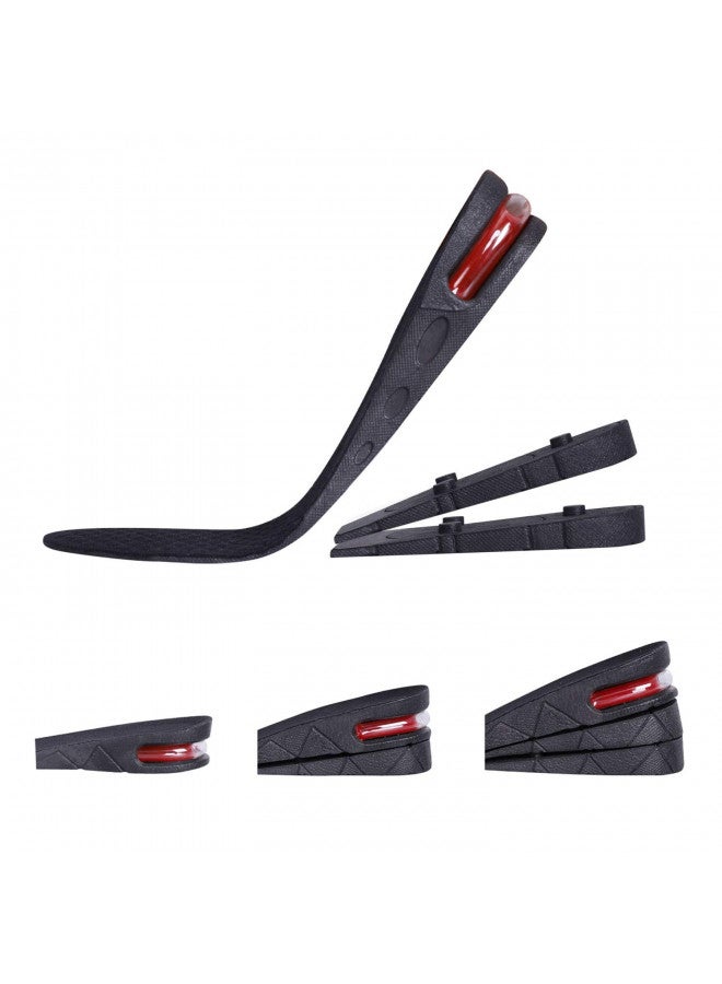 Lansian Height Increase Insoles for Men Women, 3 Layer 2.75'' Air Cushion Shoe Lift Shoe Pad Kit Air Cushion Heel Inserts (2.75" / 7cm)  - Image 1
