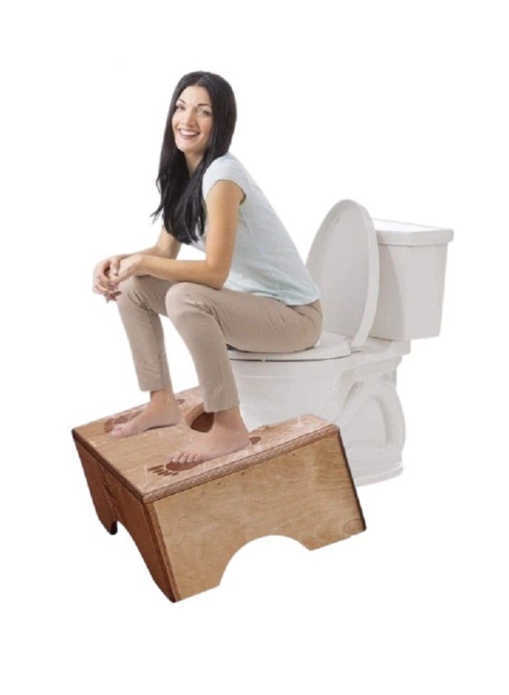 A healthy footstool to prevent colon pain in the bathroom - Image 1