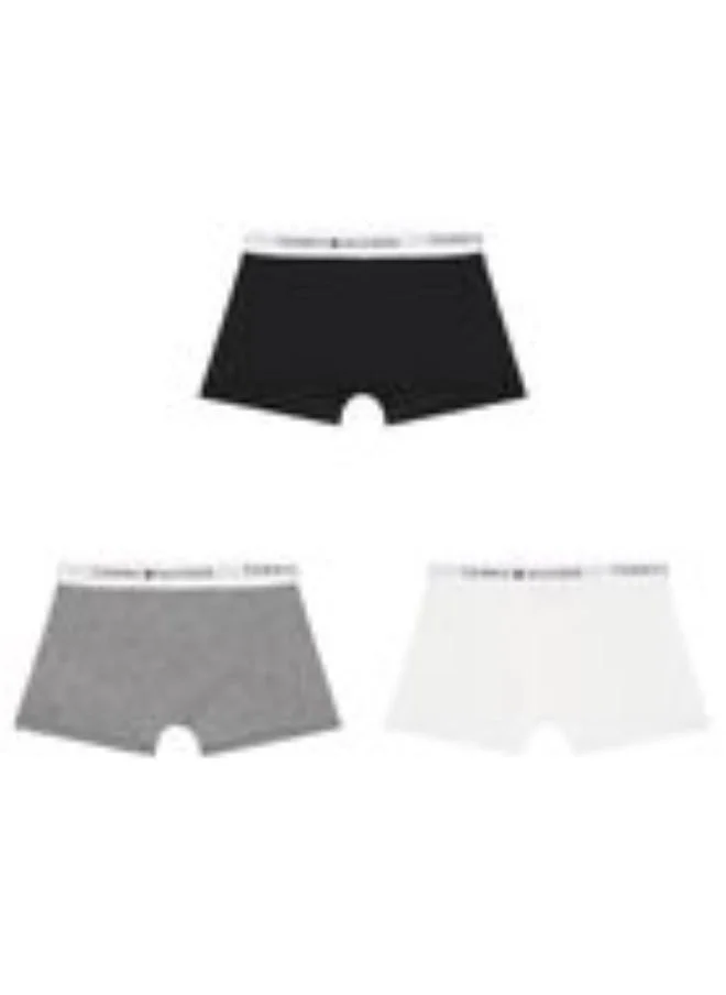 TOMMY HILFIGER Kids 3 Pack Logo Band Trunks
