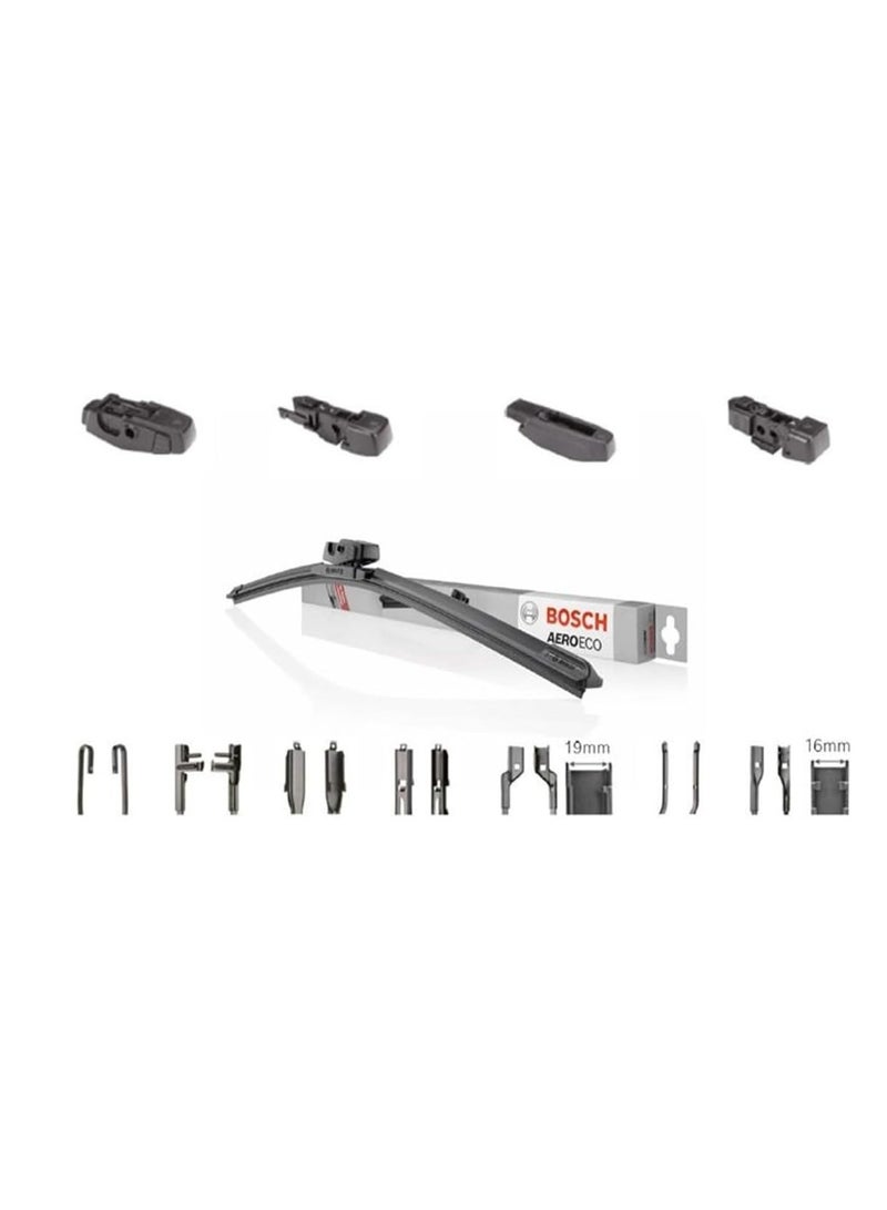 بوش ماسحة زجاج أمامية للسيارة من بوش أيروإيكو، مقاس 24/19، جهة السائق والراكب - Image 3