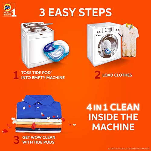 Tide Matic 4in1 PODs Detergent Pack 18 ct -for Top & Front load washing machine only - Image 3