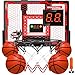 BADGOAL Indoor Basketball Hoop Toy for Kids Pro Basketball Hoop Over The Door Sports Gifts for Boys 612 Year Old Basketball Boys Toys Ages 6 7 8 9 10 11 12 - Image 3