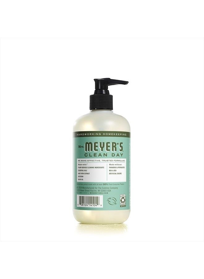 Mrs. Meyer's Clean Day - Mrs. Meyer's Hand Soap, Made with Essential Oils, Biodegradable Formula, Basil, 12.5 fl. oz - Pack of 3 - Image 1