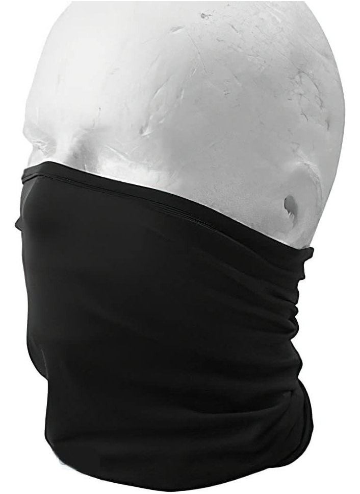 Generic - Black Windproof Elastic Neck mask Cycling Riding Outdoor Sports Bandana Breathable Half Face Mask - Image 1