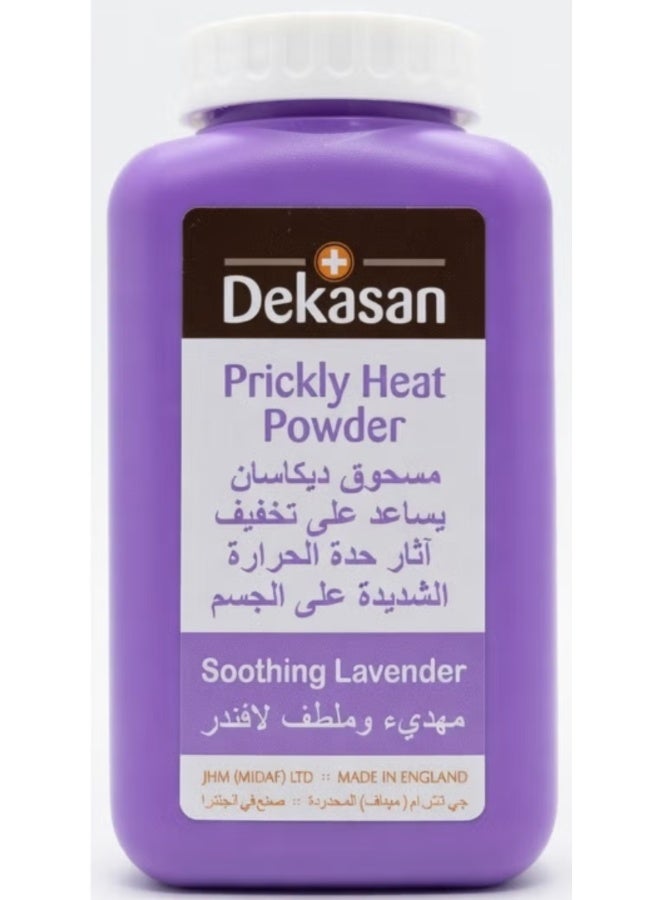 Dekasan Lavender Prickly Heat Powder 100g – Soothing Skin Powder - Image 1